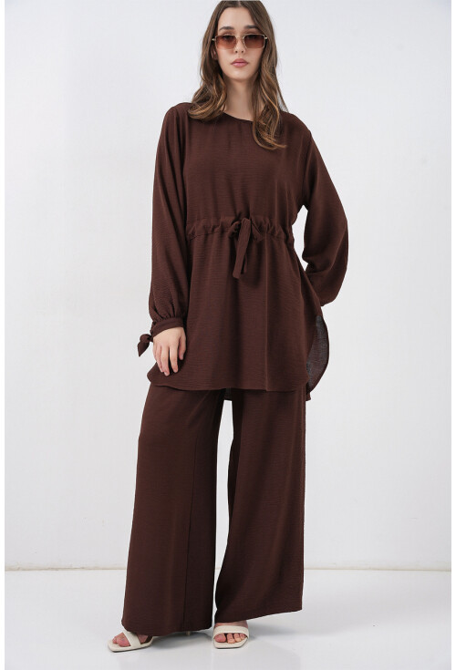 Kadın Uzun Tunik Pantolon İkili Takım 6719