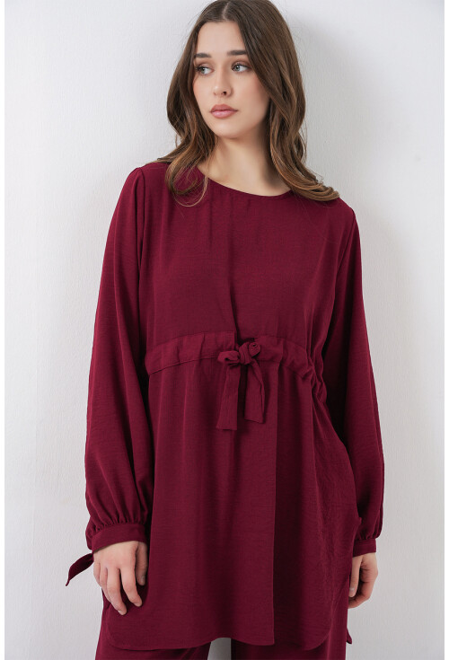 Kadın Uzun Tunik Pantolon İkili Takım 6719