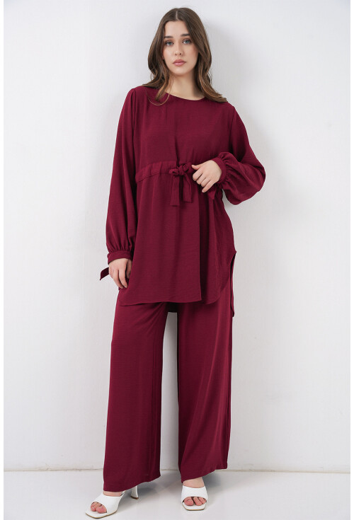 Kadın Uzun Tunik Pantolon İkili Takım 6719