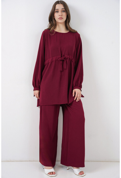 Kadın Uzun Tunik Pantolon İkili Takım 6719
