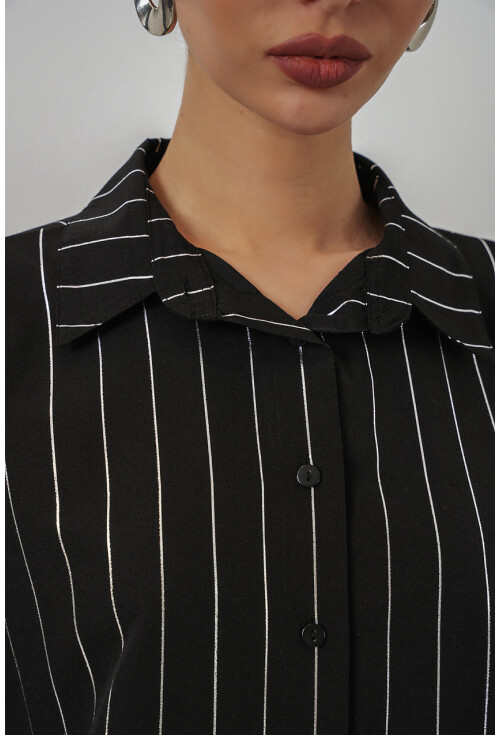 Kadın Varak Desenli Gömlek 20253