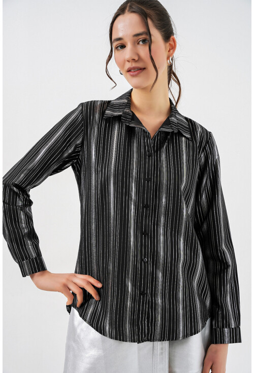 Womens Shirt With Foil Pattern 20253