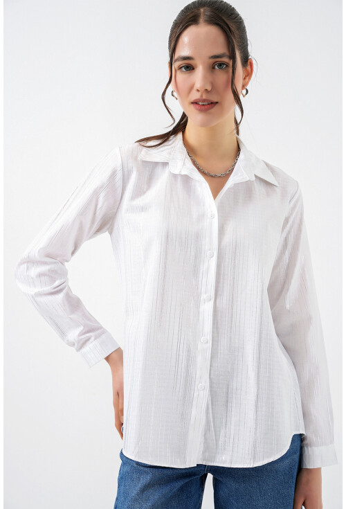 Womens Shirt With Foil Pattern 20253