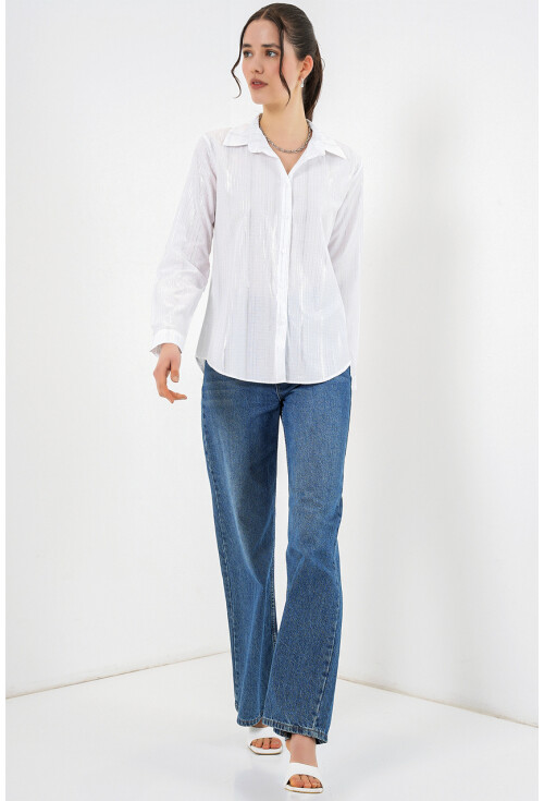 Womens Shirt With Foil Pattern 20253