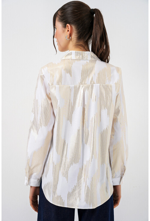 Womens Shirt With Foil Pattern 20253