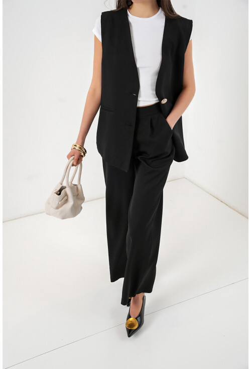 Kadın Yelek Pantolon İkili Takım 30086