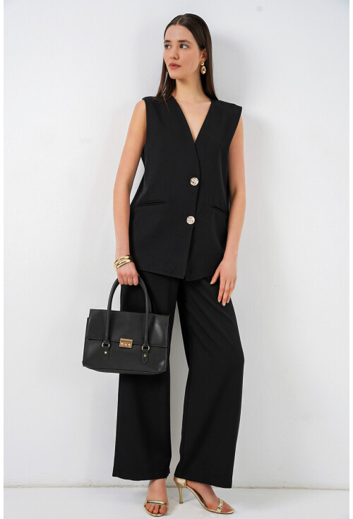 Kadın Yelek Pantolon İkili Takım 30086