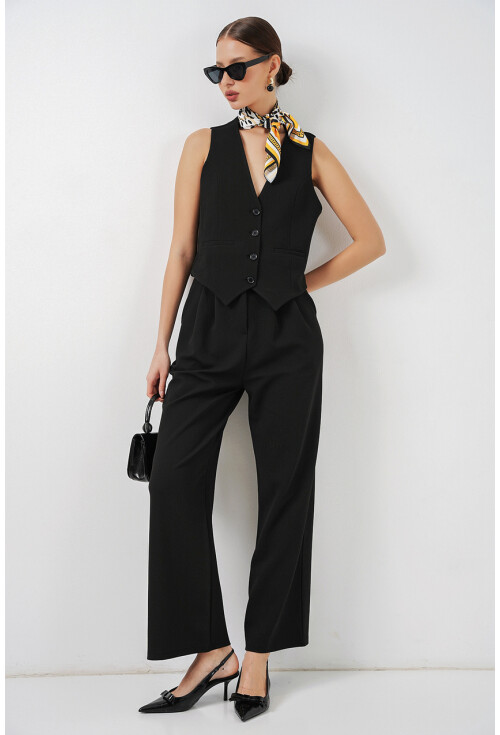 Kadın Yelek Pantolon İkili Takım 30091