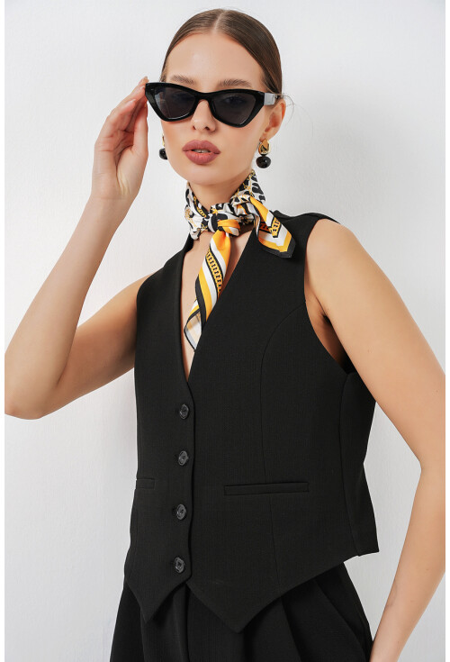 Kadın Yelek Pantolon İkili Takım 30091