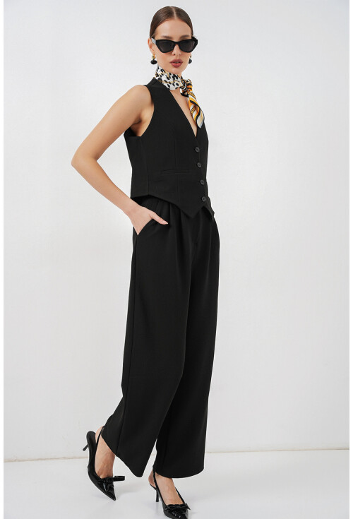 Kadın Yelek Pantolon İkili Takım 30091