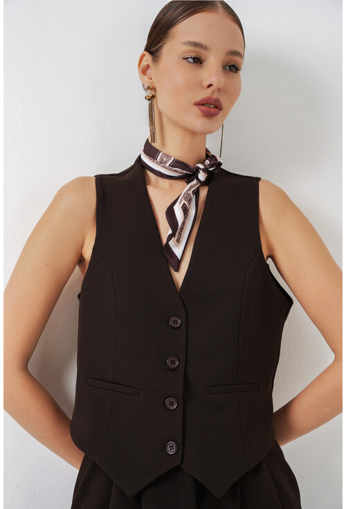 Kadın Yelek Pantolon İkili Takım 30091