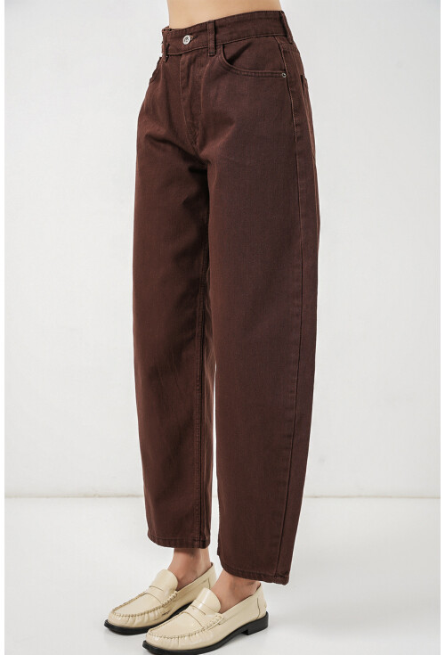 Kadın Yüksek Bel Kot Pantolon 30081