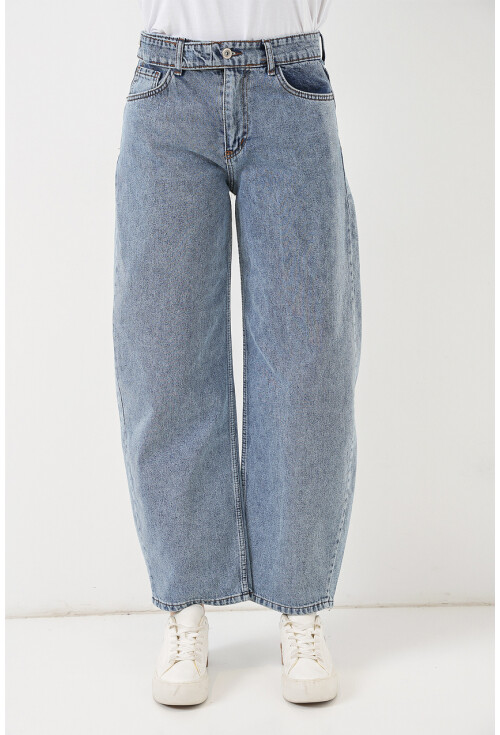 Kadın Yüksek Bel Kot Pantolon 30081