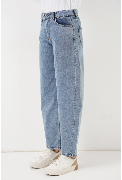 Kadın Yüksek Bel Kot Pantolon 30081