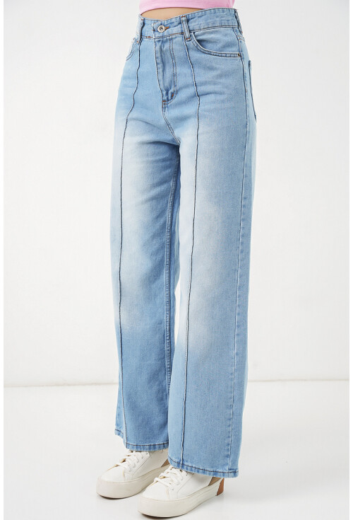 Kadın Yüksek Bel Kot Pantolon 30082