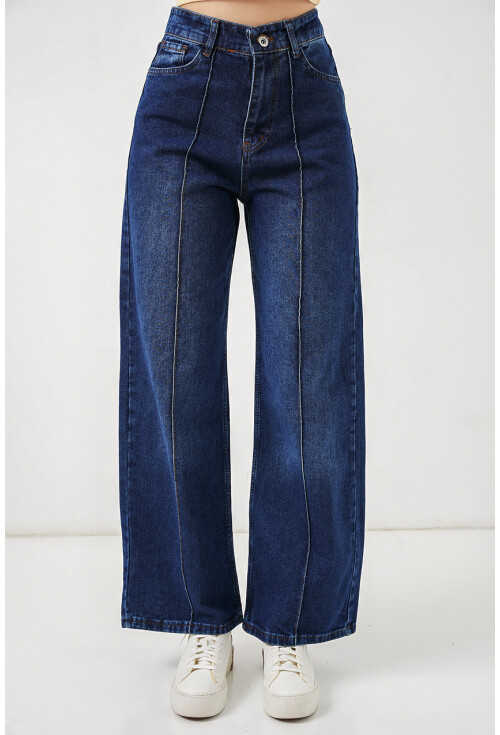 Kadın Yüksek Bel Kot Pantolon 30082