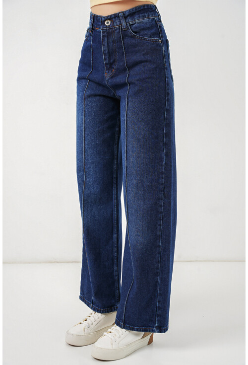 Kadın Yüksek Bel Kot Pantolon 30082