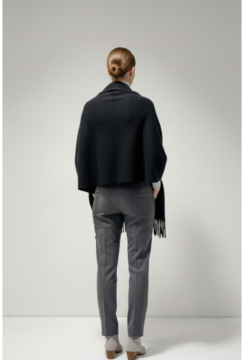 Kadın Yumuşak Dokulu Kalın Şal Atkı 15951