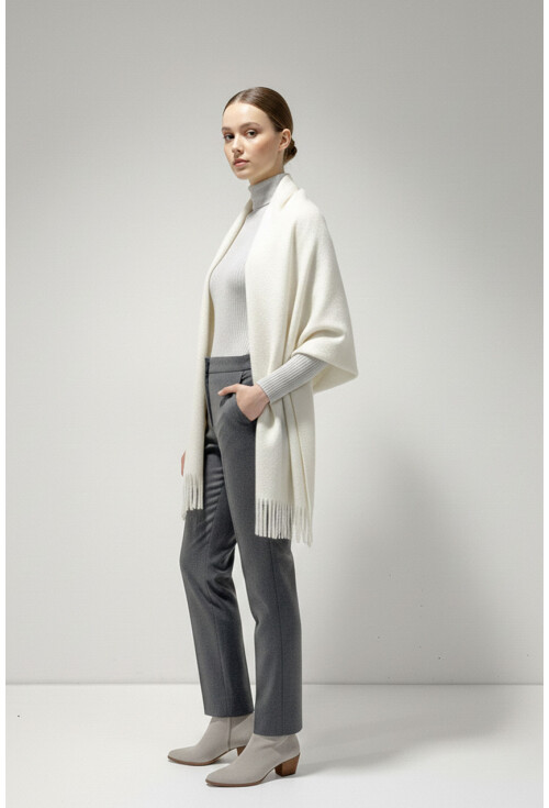 Kadın Yumuşak Dokulu Kalın Şal Atkı 15951