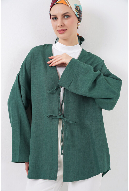 Keten Tesettür Kimono 5968