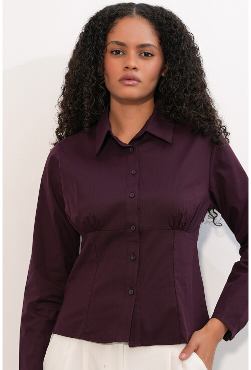 20231 Slim Fit Poplin Gömlek