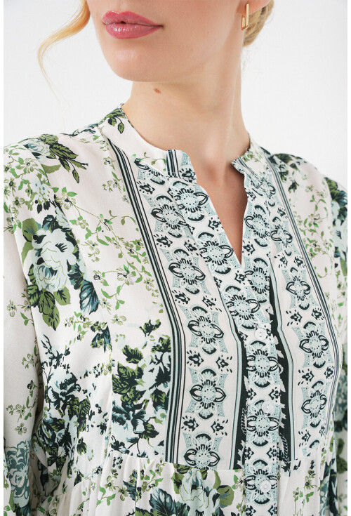 2423 Authentic Patterned Dress