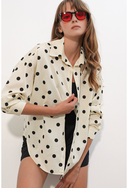3900 Oversized Long Basic Shirt