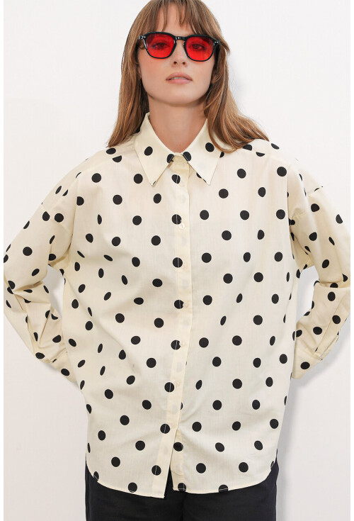 3900 Oversized Long Basic Shirt