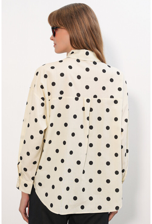 3900 Oversized Long Basic Shirt