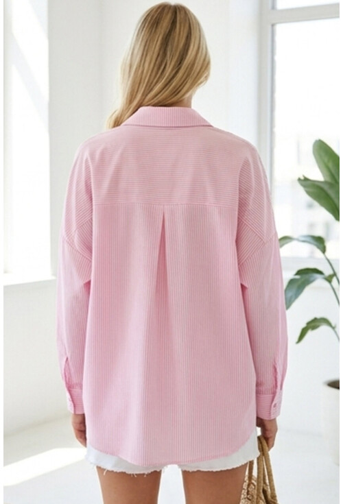 3900 Oversize Uzun Basic Gömlek
