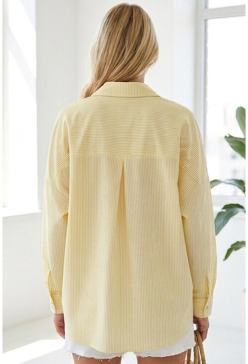 3900 Oversize Uzun Basic Gömlek