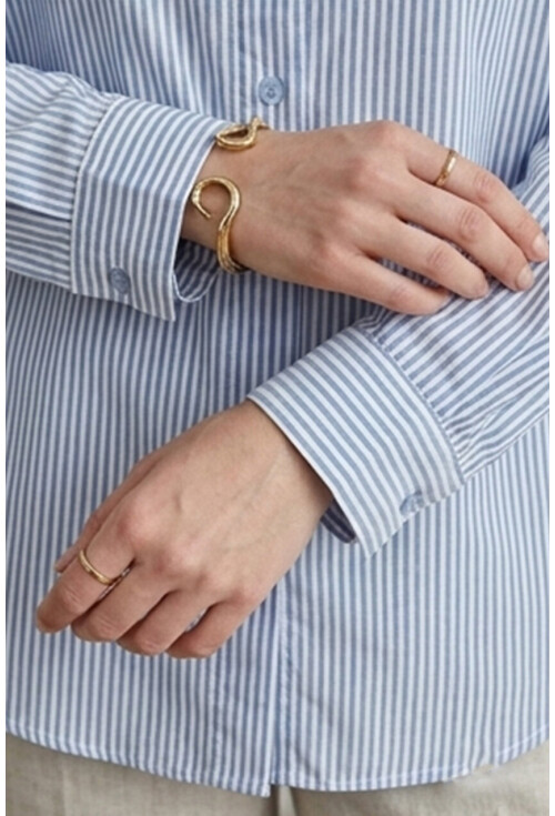 3900 Oversize Uzun Basic Gömlek
