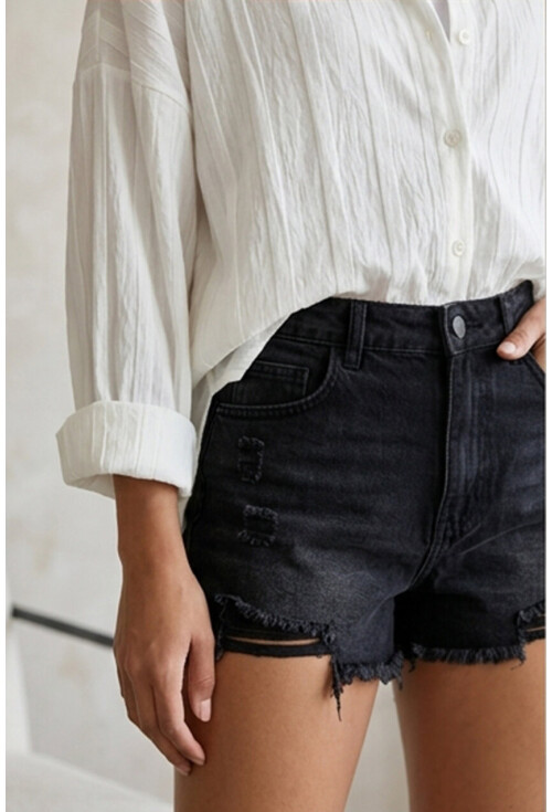3900 Oversize Uzun Basic Gömlek