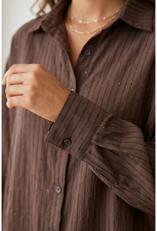 3900 Oversized Long Basic Shirt