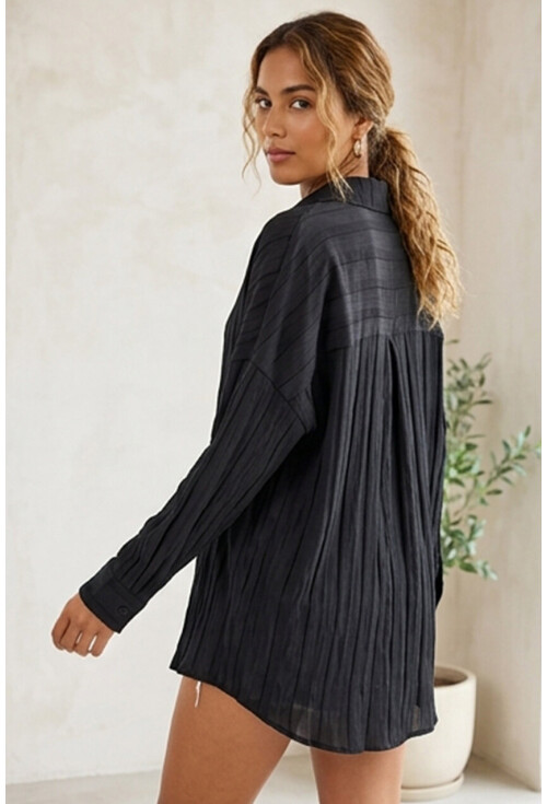 3900 Oversized Long Basic Shirt