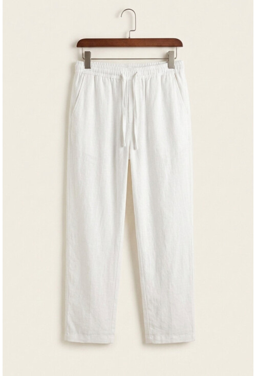 Erkek Rahat Keten Pantolon 30118