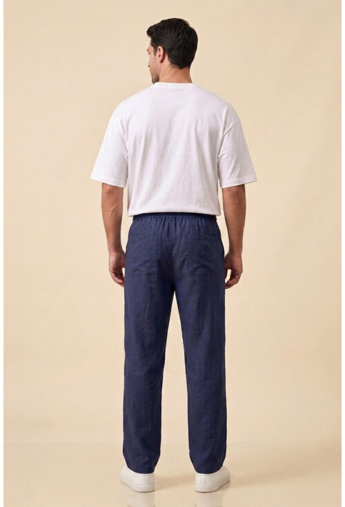 Erkek Rahat Keten Pantolon 30118