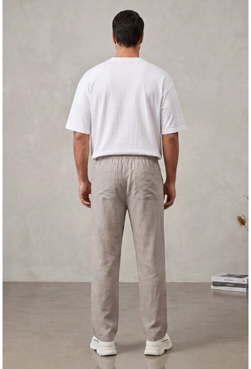 Erkek Rahat Keten Pantolon 30118
