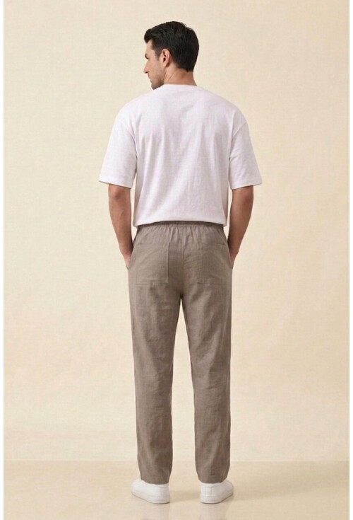 Erkek Rahat Keten Pantolon 30118