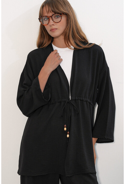 Kadın Ayrobin Kimono Pantolon İkili Takım 30101