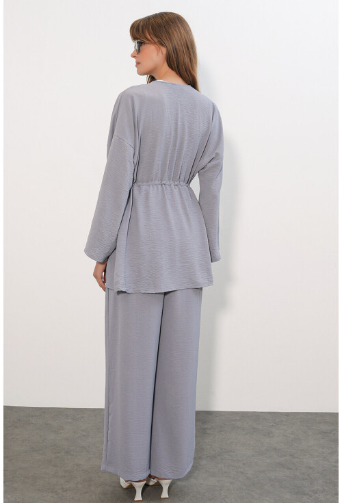 Kadın Ayrobin Kimono Pantolon İkili Takım 30101