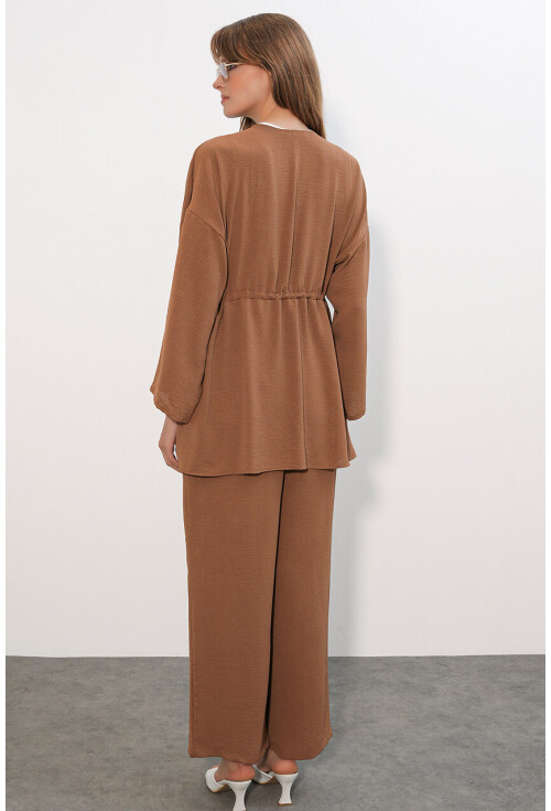 Kadın Ayrobin Kimono Pantolon İkili Takım 30101