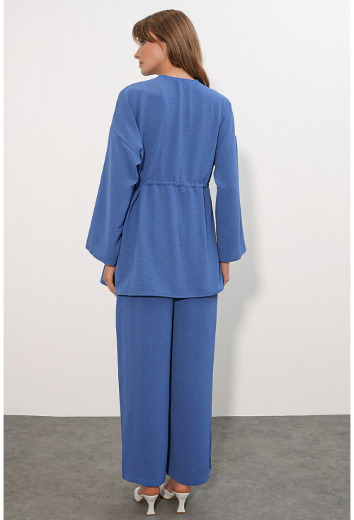 Kadın Ayrobin Kimono Pantolon İkili Takım 30101
