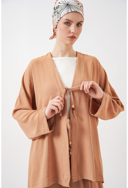 Kadın Ayrobin Kimono Pantolon İkili Takım 6739