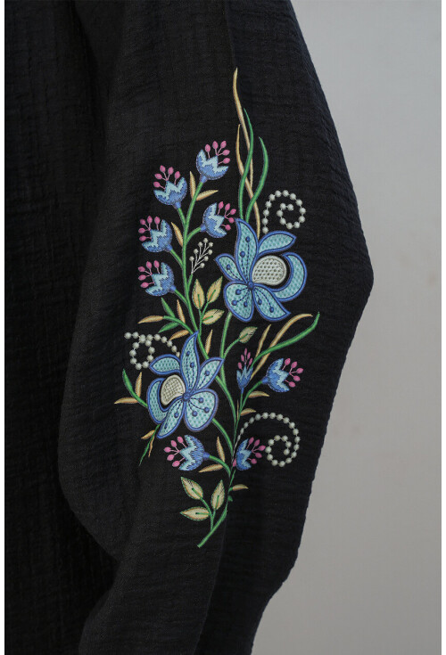 Kadın Nakışlı Oversize Bluz 1000