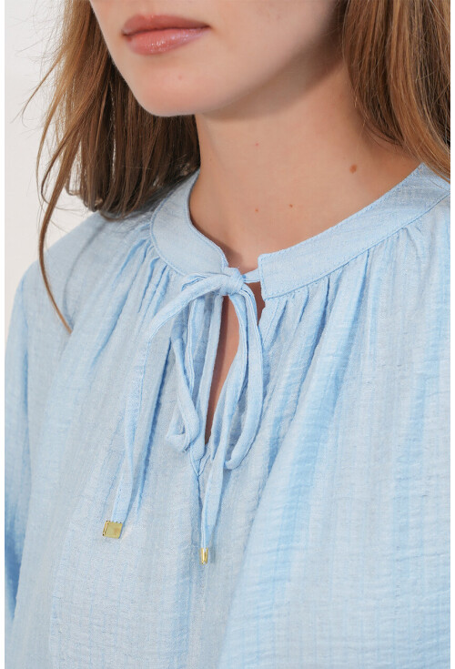 Kadın Nakışlı Oversize Bluz 1000