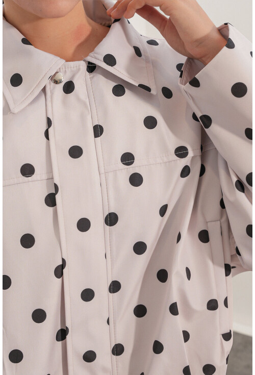 Kadın Oversize Deri Ceket 1055