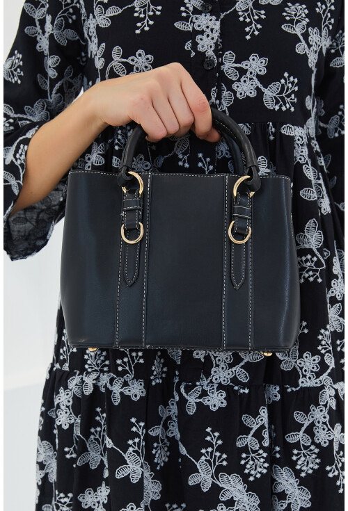010164 Askılı Mini Tote Çanta