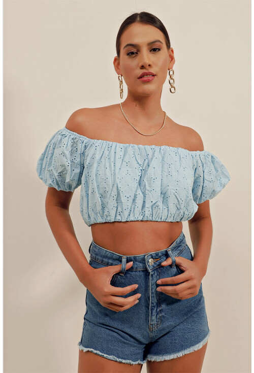 0481 Fistolu Straplez Bluz