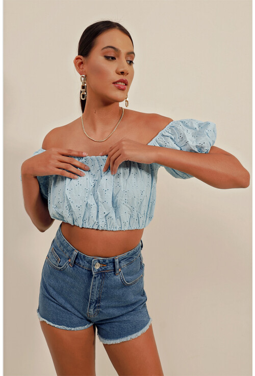 0481 Fistolu Straplez Bluz